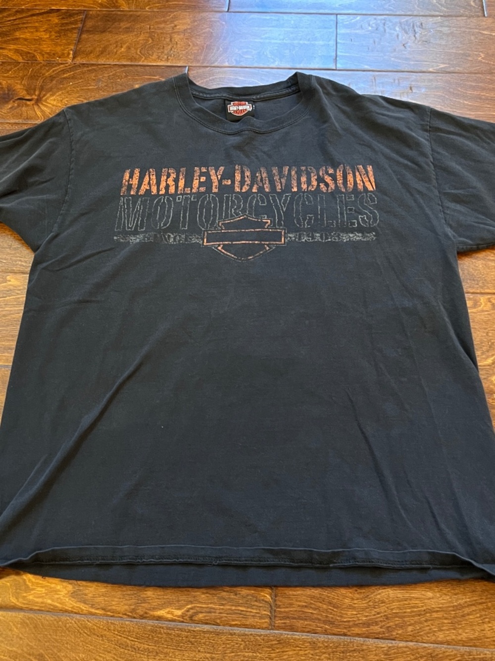 Harley-Davidson Motorcycles Lima Ohio Black Short Sleeve T-Shirt Large